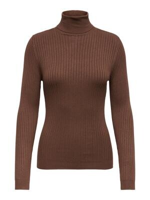 ONLKAROL L/S ROLLNECK PULLOVER KNT NOOS Friar Brown