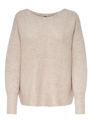 ONLDANIELLA L/S PULLOVER KNT NOOS Ecru/MELANGE
