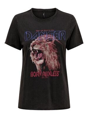 ONLLUCY LIFE REG S/S TOP BOX JRS Black-Danger ex