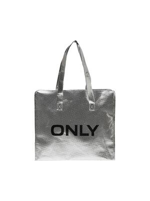 ONLSHOPPING BAG FOIL Silver/FOIL ALL OVER