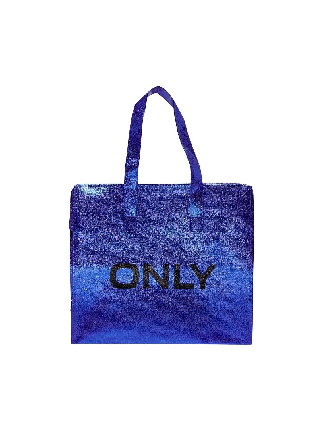ONLSHOPPING BAG FOIL Dazzling Blue-FOIL ALL OVER