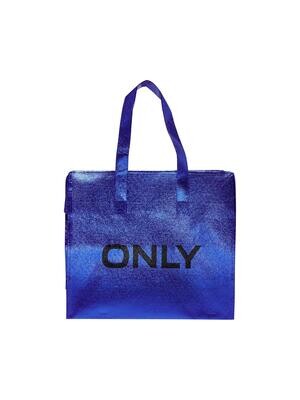 ONLSHOPPING BAG FOIL Dazzling Blue-FOIL ALL OVER