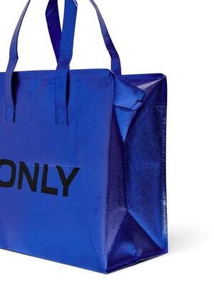 ONLSHOPPING BAG FOIL Dazzling Blue-FOIL ALL OVER