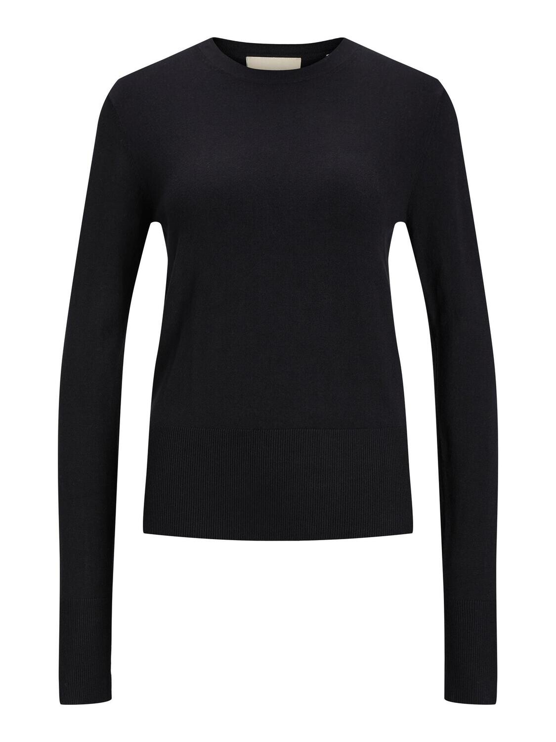 JXLARA SOFT CREW NECK KNIT SN Black