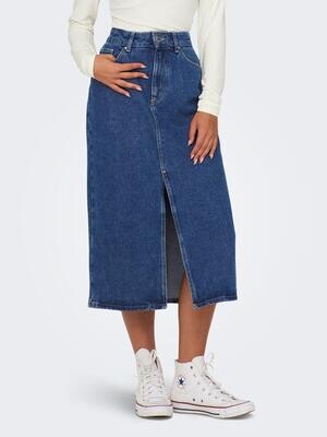 ONLBIANCA MIDI SKIRT DNM REA NOOS Medium Blue Denim