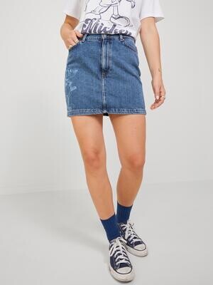 JXMICKEY SHORT LASER HW SKIRT Dark Blue Denim-LASER MICKEY M