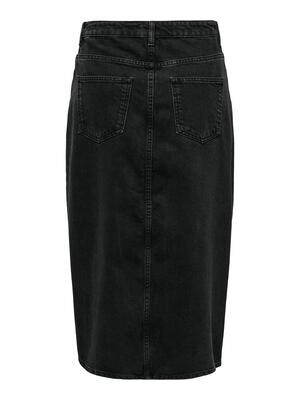 ONLBIANCA MIDI SKIRT DNM REA NOOS Washed Black