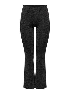 ONLROMA FLARED SHINE PANT JRS Black/Silver glitter