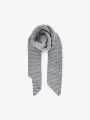 PCPYRON STRUCTURED LONG SCARF NOOS BC LT GREY M