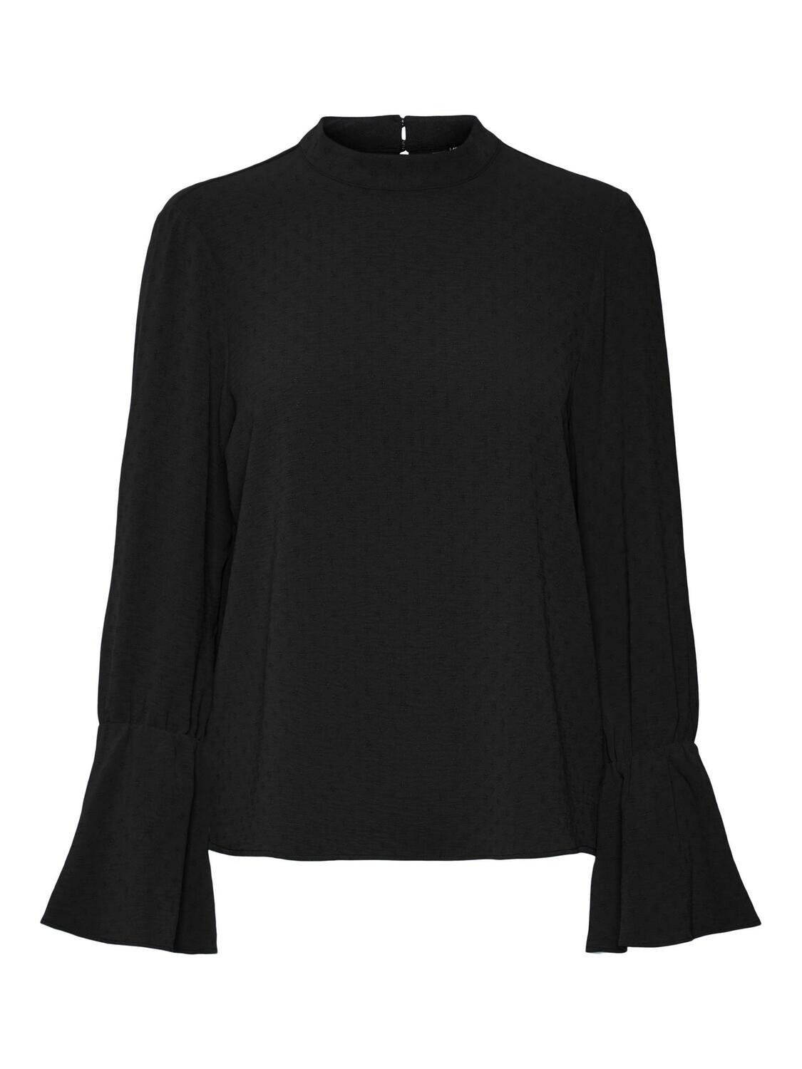 VMTEEN LS TOP WVN Black