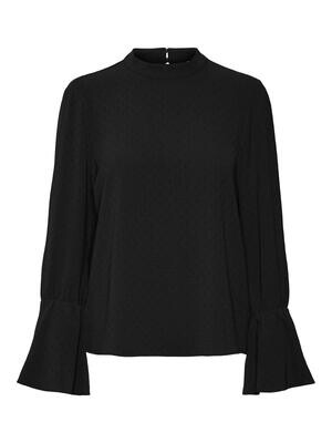 VMTEEN LS TOP WVN Black