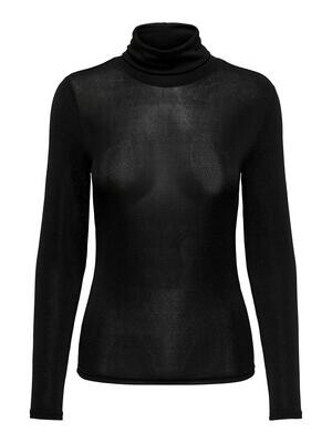ONLCLARA L/S ROLLNECK JRS Black