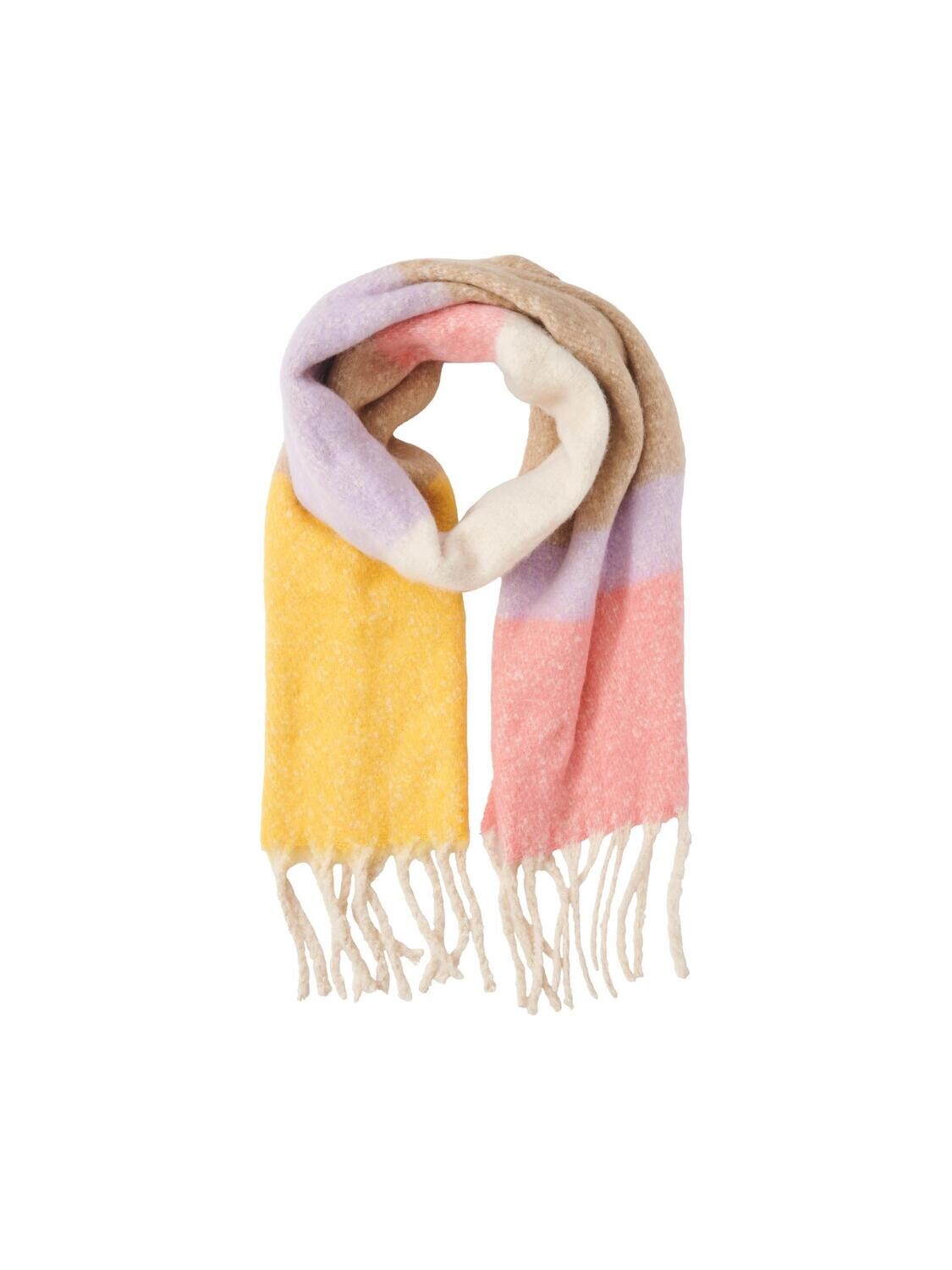 PCBEA LONG SCARF NOOS BC Strawberry Pink/COLO