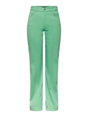 PCHOLLY HW WIDE JEANS COLOUR NOOS BC Absinthe Green