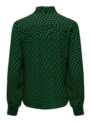 ONLRUTH LIFE L/S BOW SHIRT PTM Medium Green-Walk the dogs