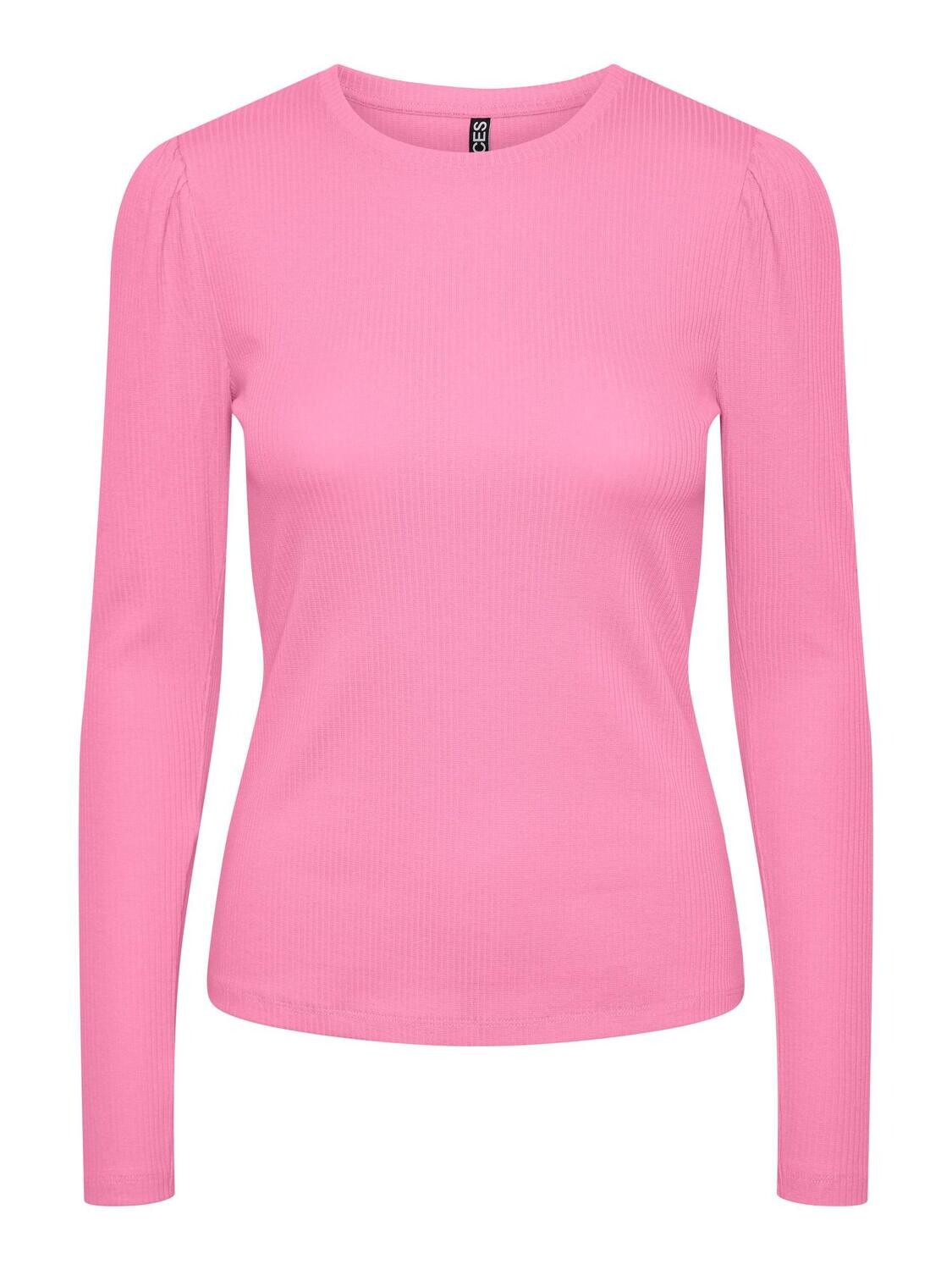 PCRUKA LS PUFF TOP NOOS Begonia Pink