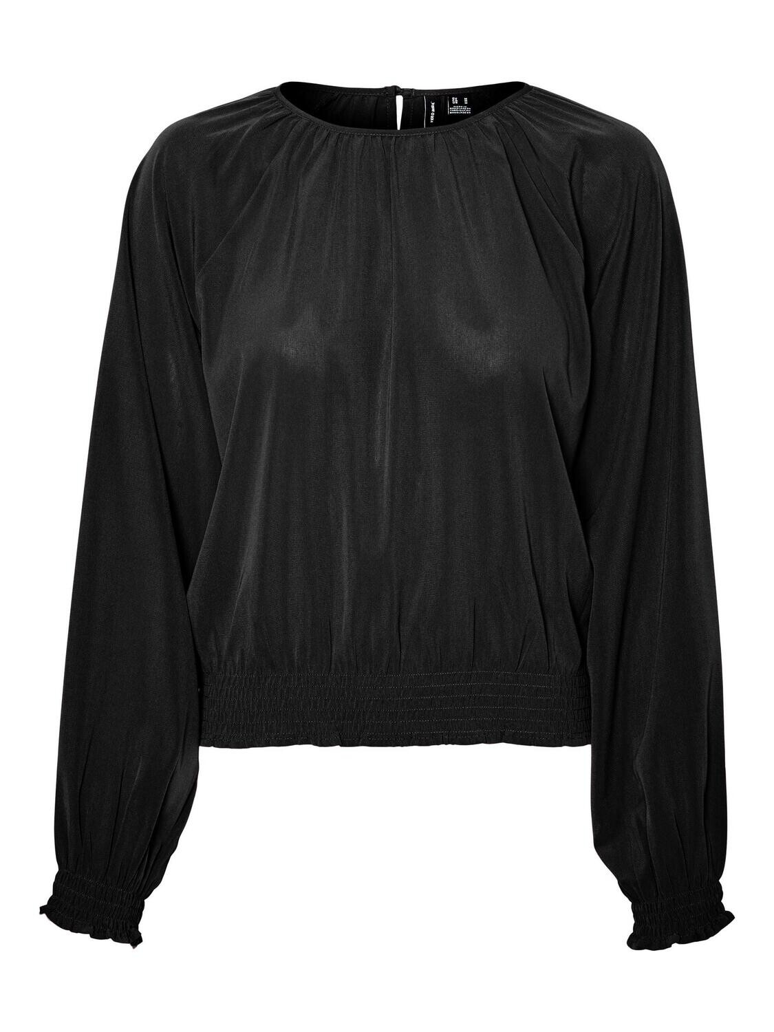 VMSHILAH NAJA LS SHORT TOP WVN GA Black