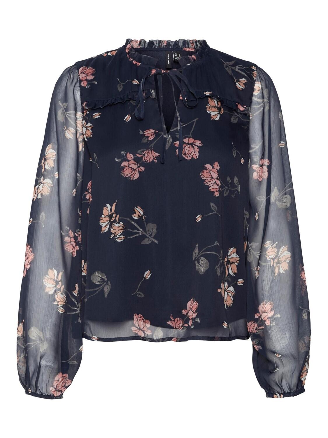 VMMILLA LS TOP WVN GA NOOS Navy Blazer/Sallie
