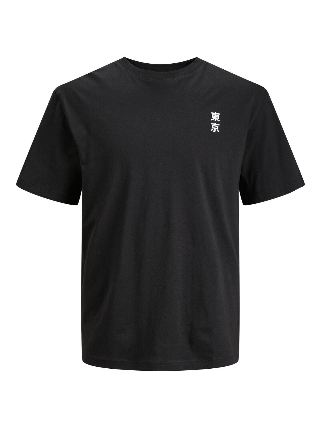 JCOTOKYO TEE SS CREW NECK Black