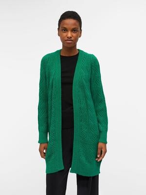 OBJNOVA STELLA L/S KNIT CARDIGAN NOOS Lush Meadow-MELANGE