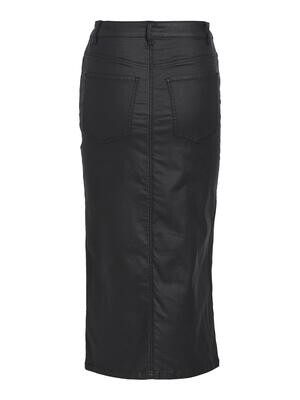 OBJNAYA COATED MW SKIRT NOOS Black
