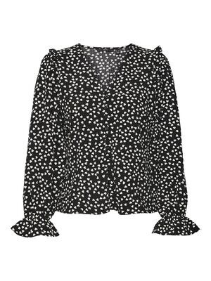 VMKARIN VERA LS SHIRT WVN Black-Vera