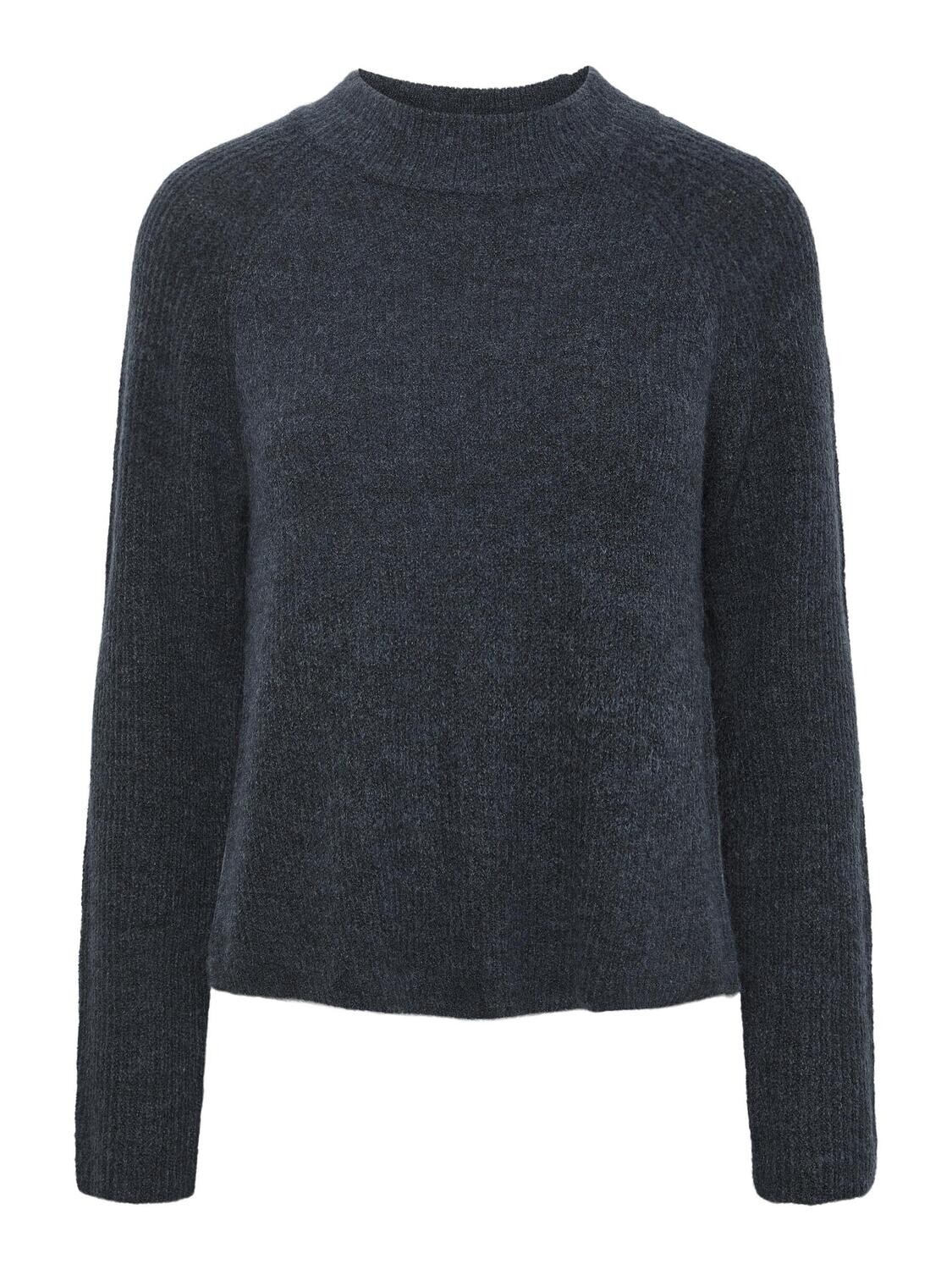 PCELLEN LS O-NECK KNIT NOOS BC Ombre Blue