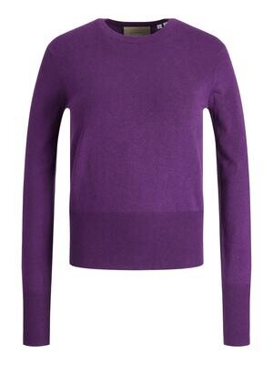 JXLARA SOFT CREW NECK KNIT SN Acai