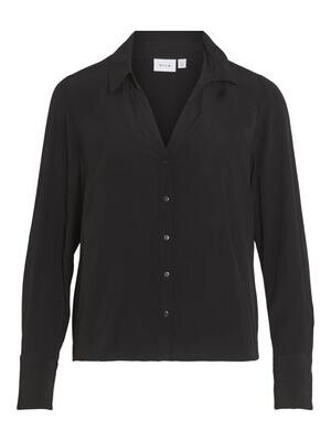 VIFINI BUTTON L/S SHIRT - NOOS Black