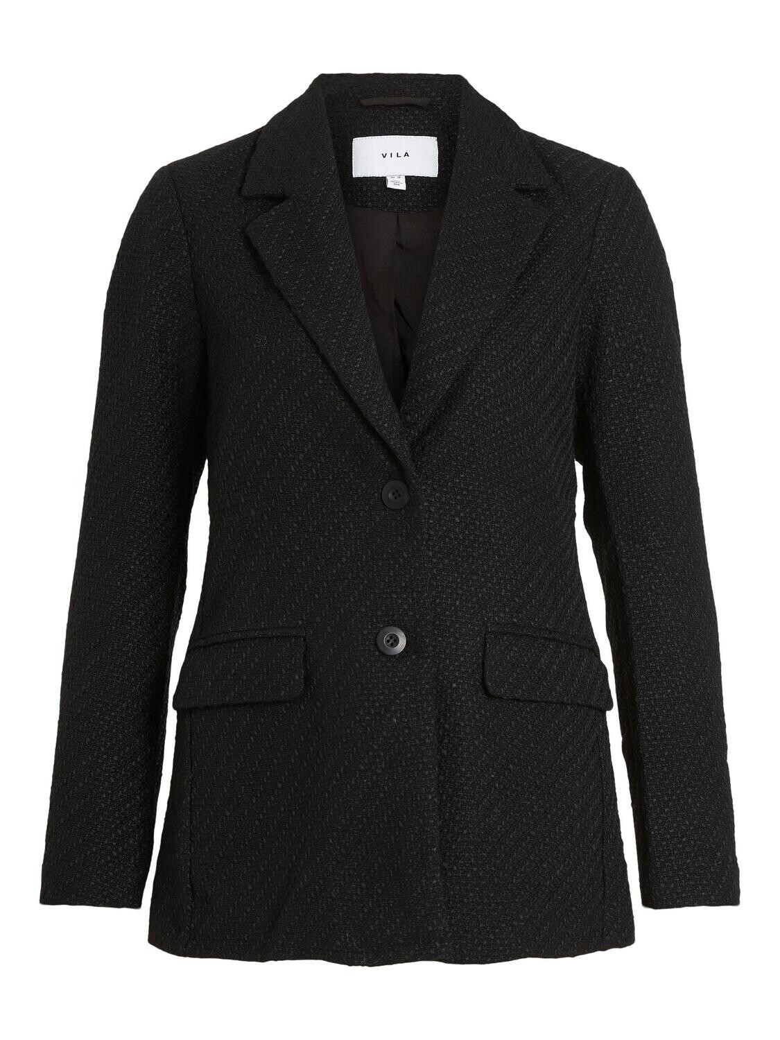 VIEMMI BOUCLE BLAZER/SU - NOOS Black