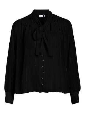 VISIMBO L/S SHIRT WITH BOW/SU Black