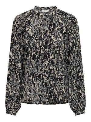JDYSASHA L/S SHIRT WVN Black-PEYOTE SNAKE