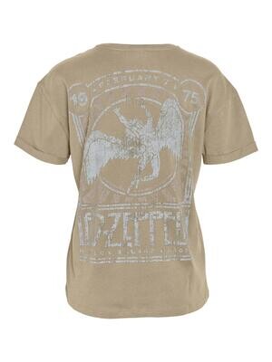 NMBRANDY S/S LEP ZEPPELIN T-SHIRT FWD JR Safari/LED ZEPPELIN