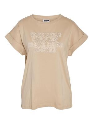 NMMATHILDE DANCE S/S PRINT T-SHIRT FWD Safari/CHANCES