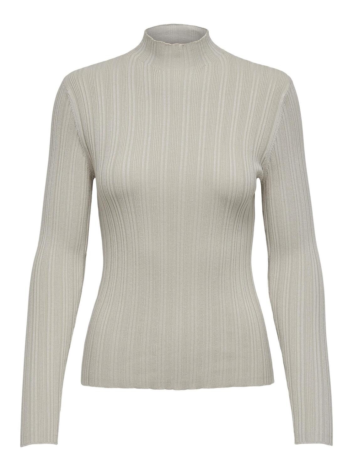 ONLMEDDI LS RIB HIGHNECK CC KNT Pumice Stone