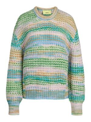 JXSIMONE SPACE DYE CREW NECK KNIT SN Medium Green//6 mult
