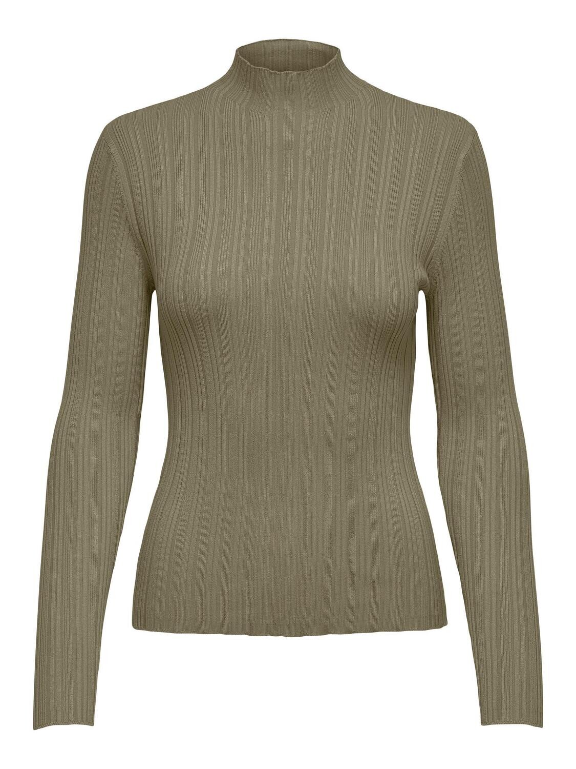 ONLMEDDI LS RIB HIGHNECK CC KNT Mermaid