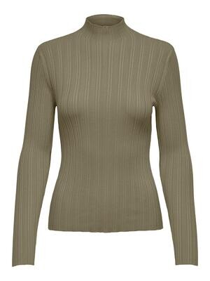 ONLMEDDI LS RIB HIGHNECK CC KNT Mermaid