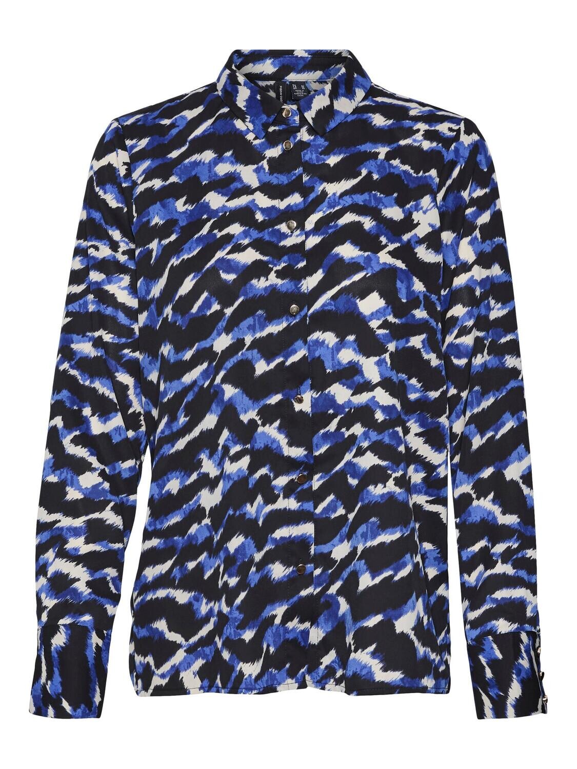 VMGAIL L/S SHIRT WVN BTQ Mazarine Blue/GAIL
