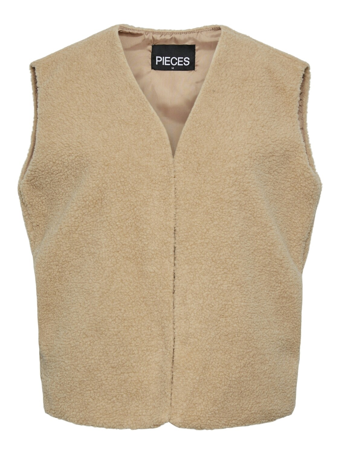 PCFIA SHORT TEDDY VEST Safari