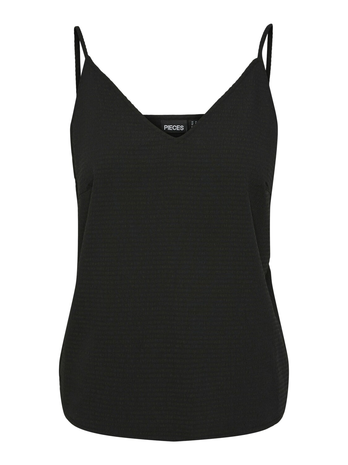 PCJUNNI V-NECK SLIP TOP D2D PB Black