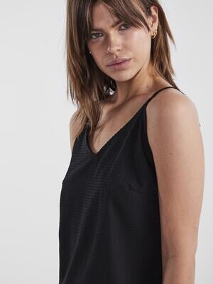 PCJUNNI V-NECK SLIP TOP D2D PB Black