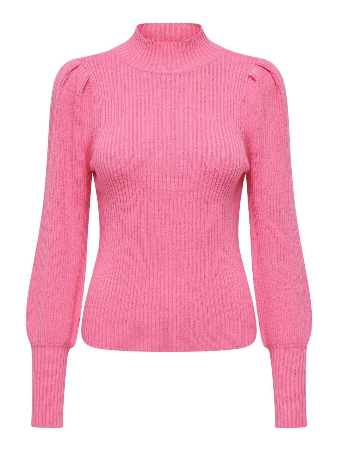 ONLKATIA L/S HIGHNECK PULLOVER KNT NOOS Azalea Pink