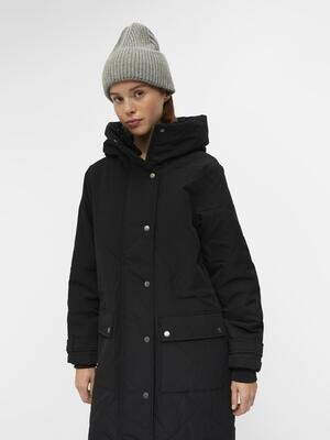 OBJKATIE LONG COAT NOOS Black