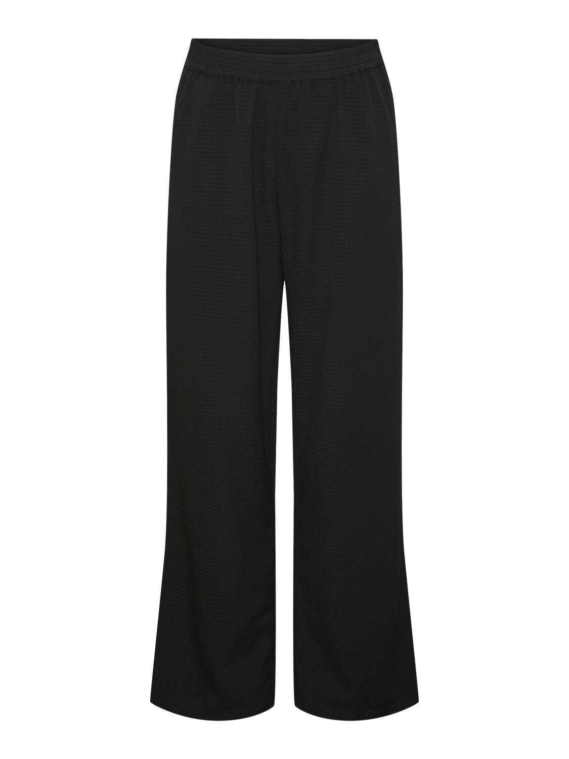 PCJUNNI HW WIDE PANT D2D PB Black