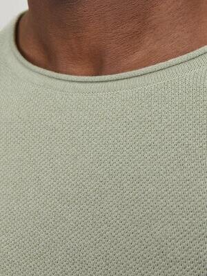 JJEHILL KNIT CREW NECK NOOS Desert Sage/Twist