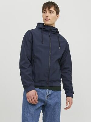 JJEBASIC SOFTSHELL HOOD NOOS Navy Blazer