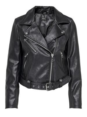 ONLVERA FAUX LEATHER BIKER OTW NOOS Black