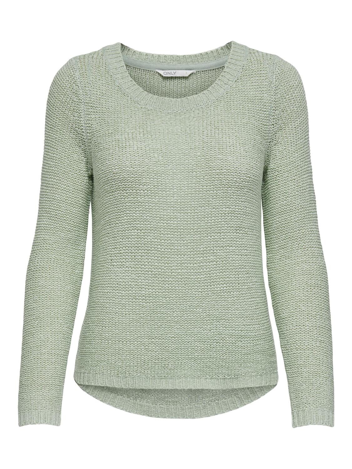 ONLGEENA XO L/S PULLOVER KNT NOOS Subtle Green