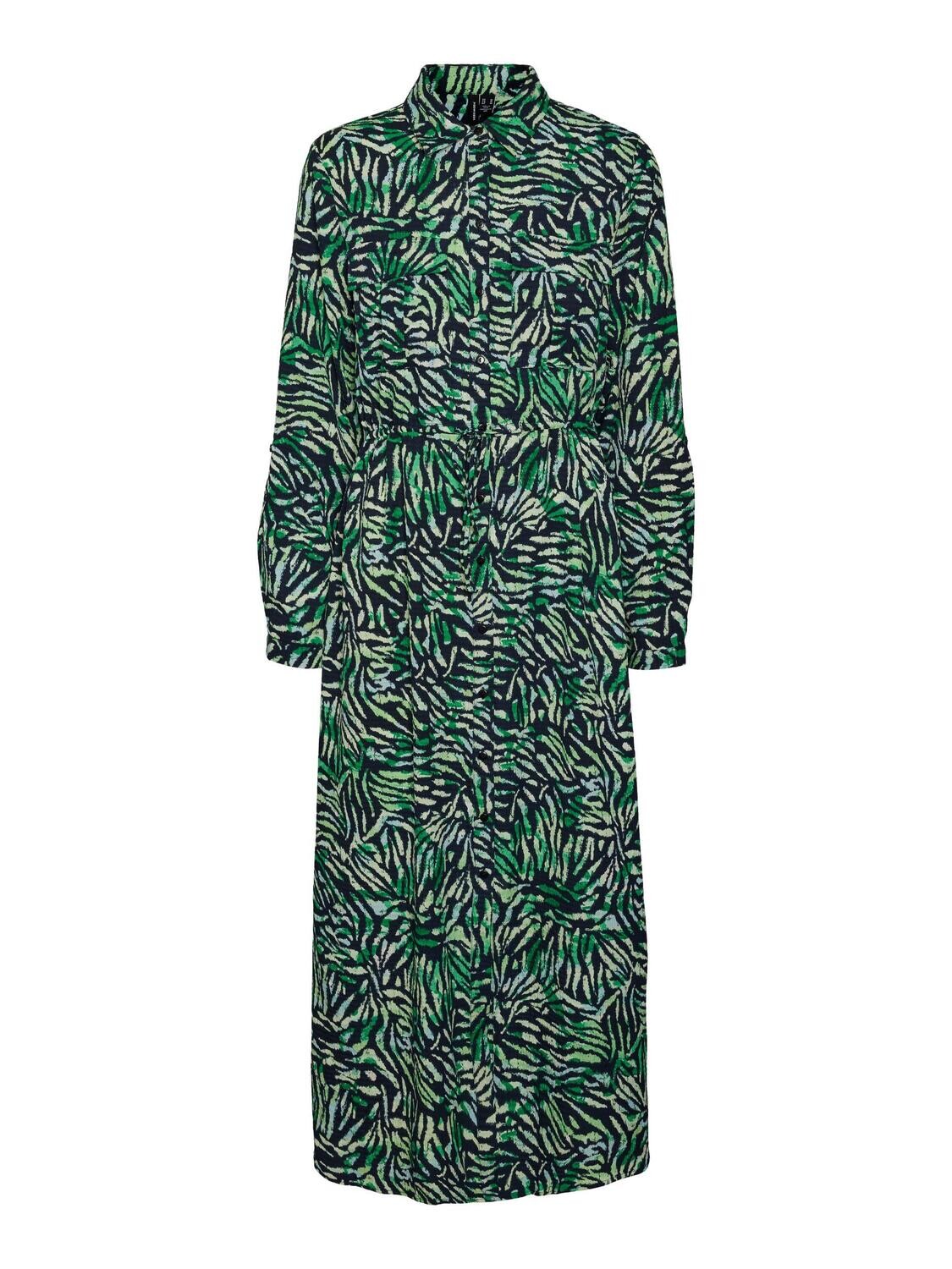 VMGALA L/S 7/8 SHIRT DRESS WVN BTQ Black-GALA